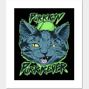 Purrrty Purrrever Posters and Art